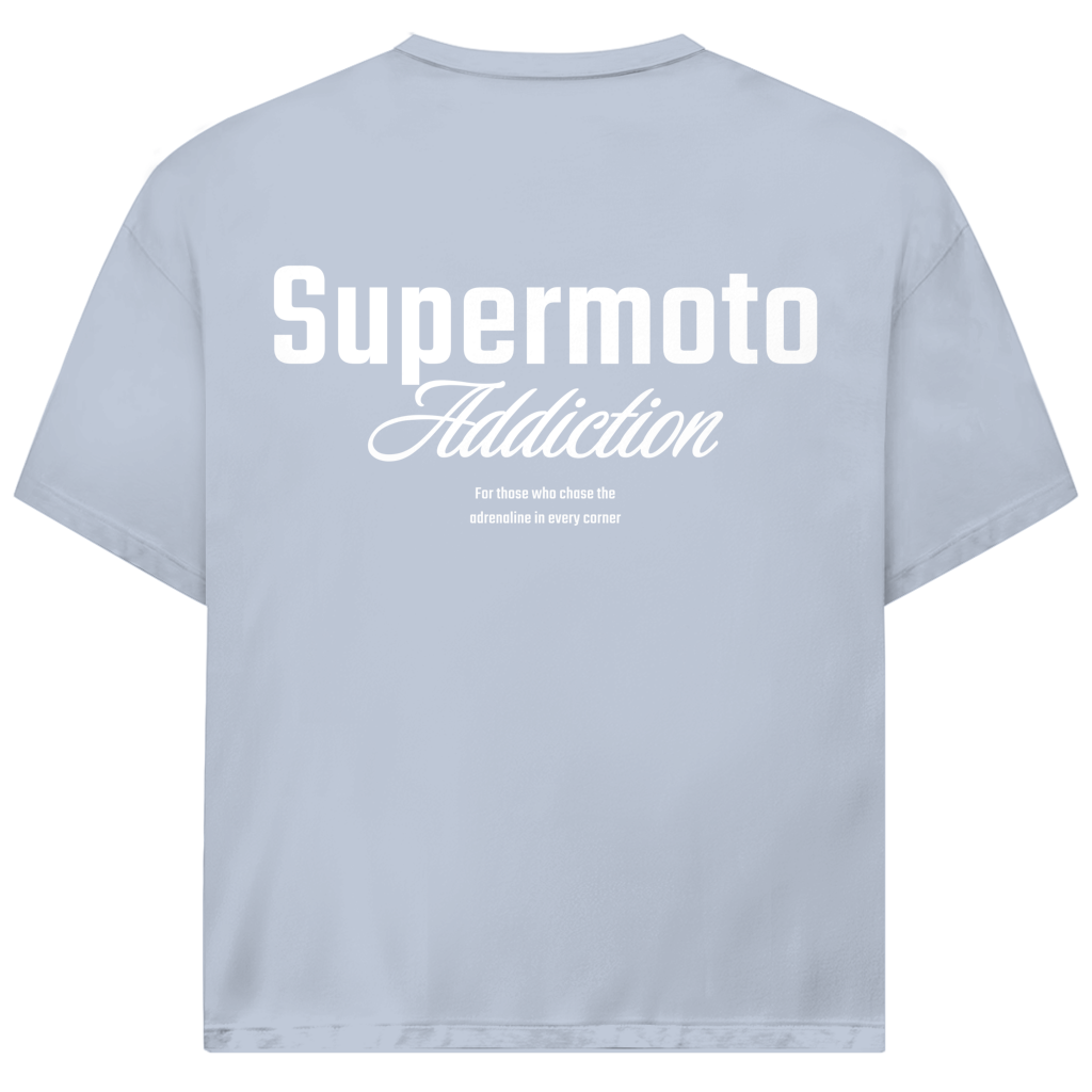 Basic Supermotoaddiction Oversized T-Shirt