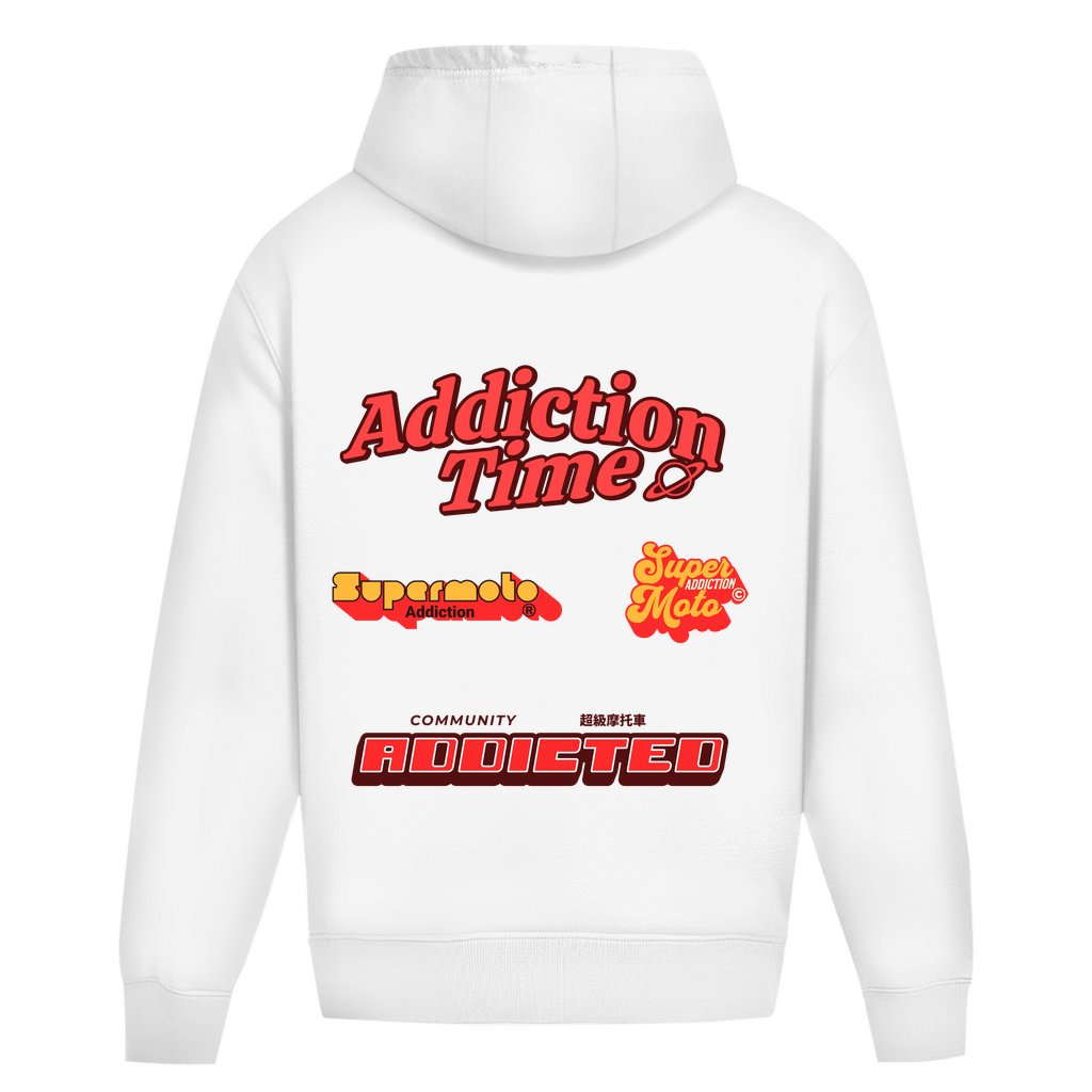 Oversized Hoodie Retro Addiction