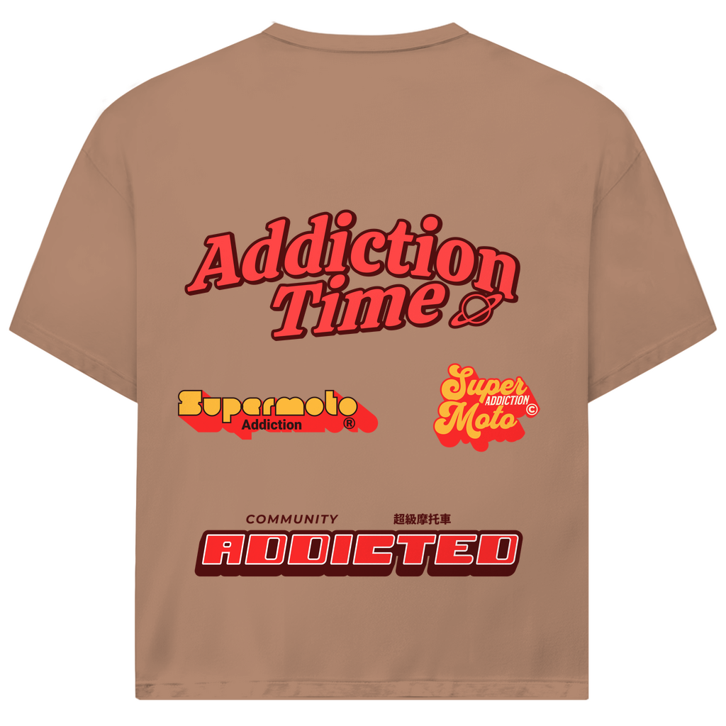 Oversized T-Shirt Retro Addiction