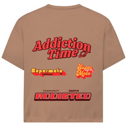 Oversized T-Shirt Retro Addiction