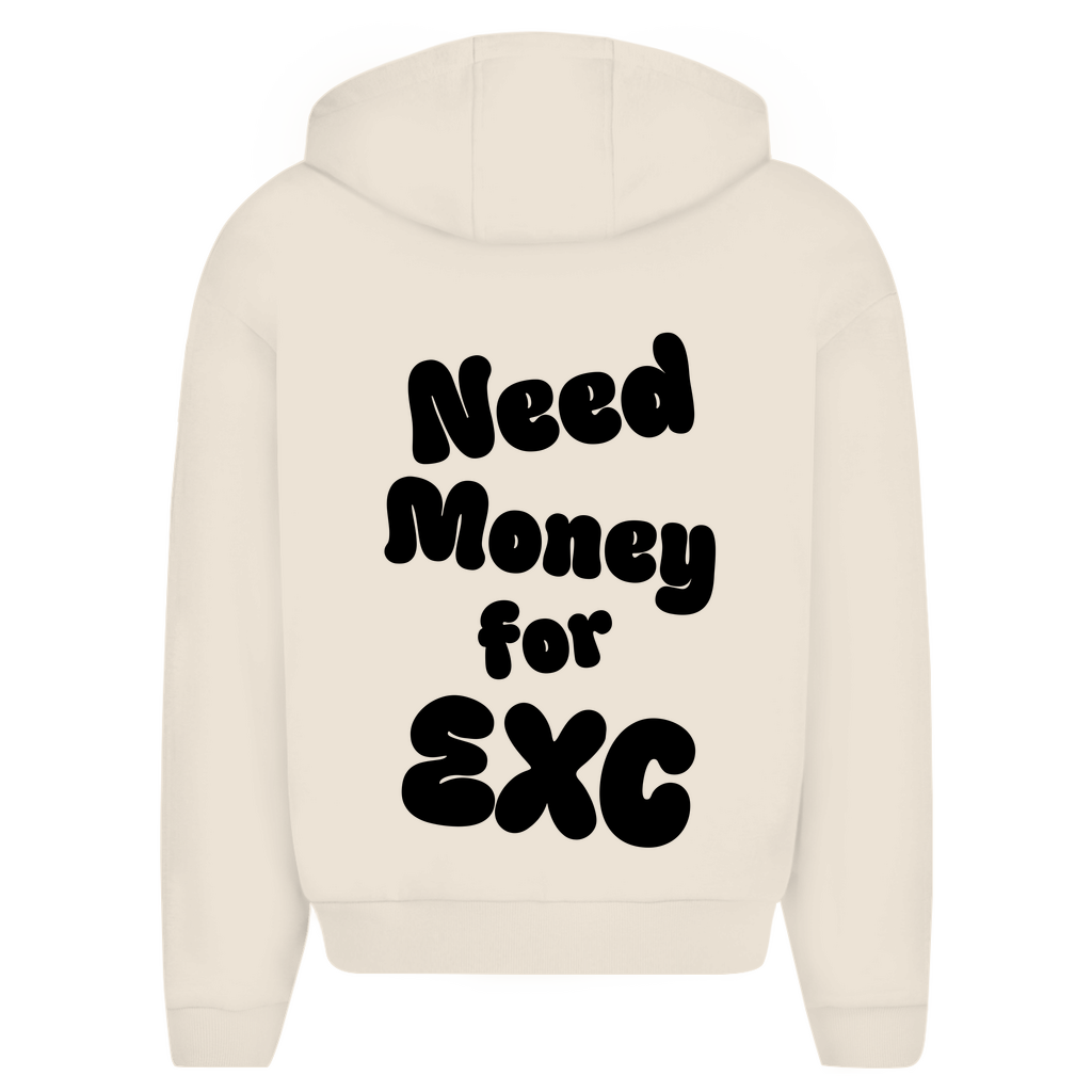 Oversized Zipper Need Money for EXC