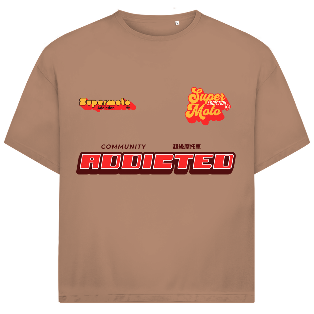 Oversized T-Shirt Retro Addiction