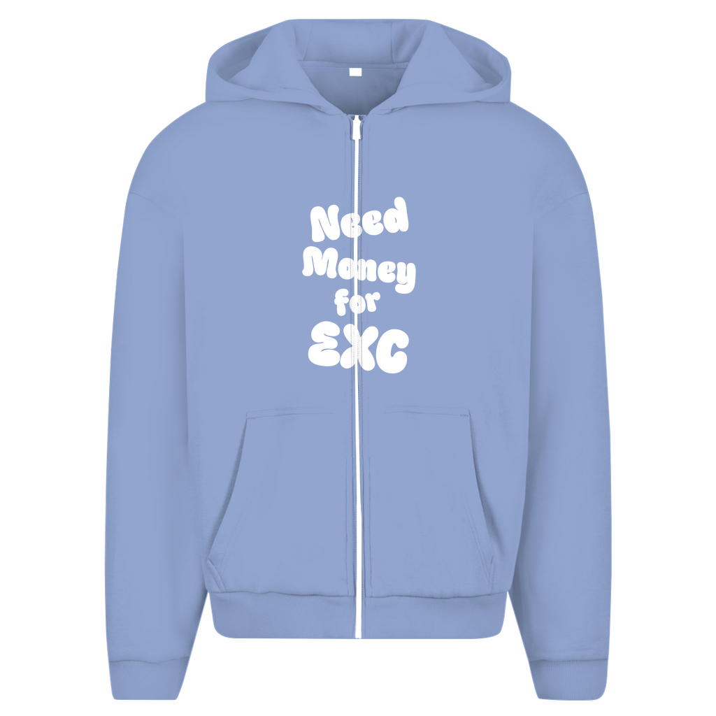 Oversized Zipper Need Money for EXC