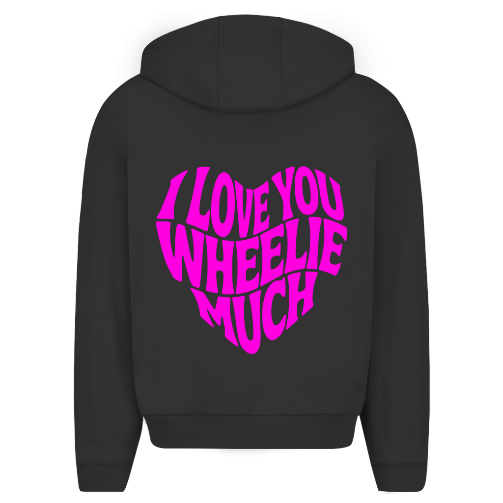 Oversized Zipper I Love you wheelie much