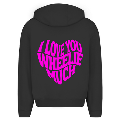 Oversized Zipper I Love you wheelie much