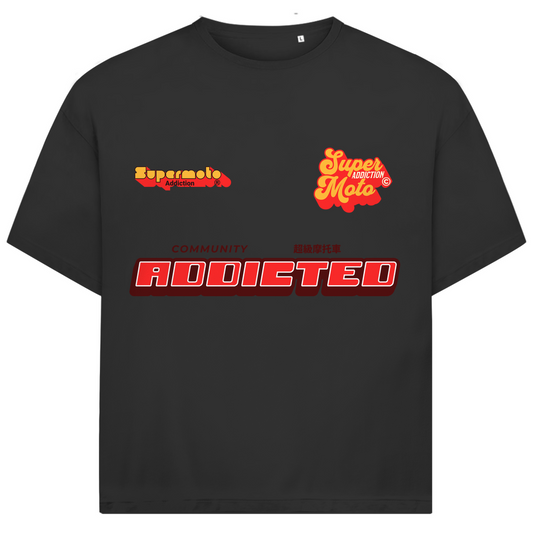 Oversized T-Shirt Retro Addiction