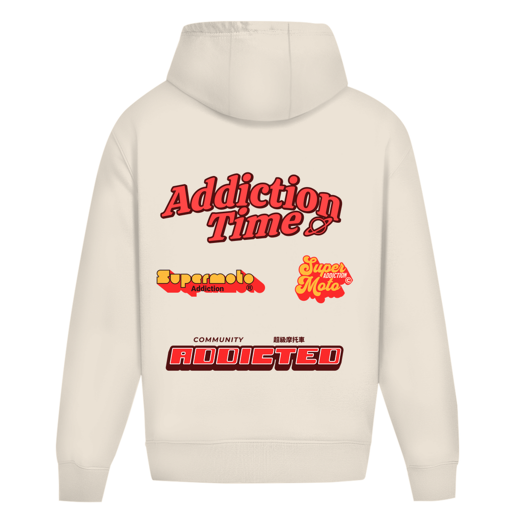 Oversized Hoodie Retro Addiction