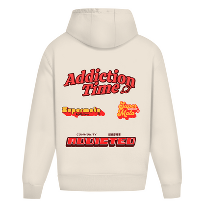 Oversized Hoodie Retro Addiction