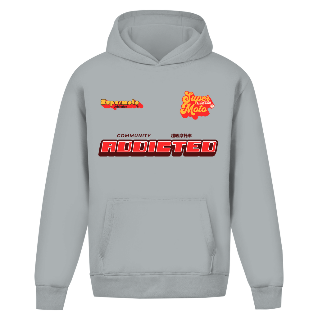 Oversized Hoodie Retro Addiction