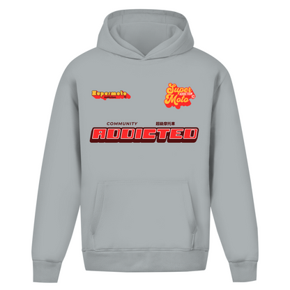 Oversized Hoodie Retro Addiction