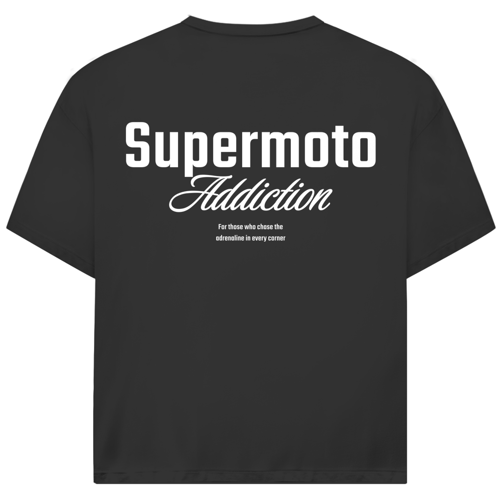 Basic Supermotoaddiction Oversized T-Shirt