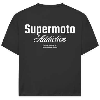 Basic Supermotoaddiction Oversized T-Shirt