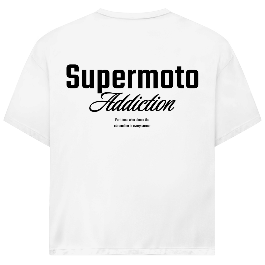 Basic Supermotoaddiction Oversized T-Shirt