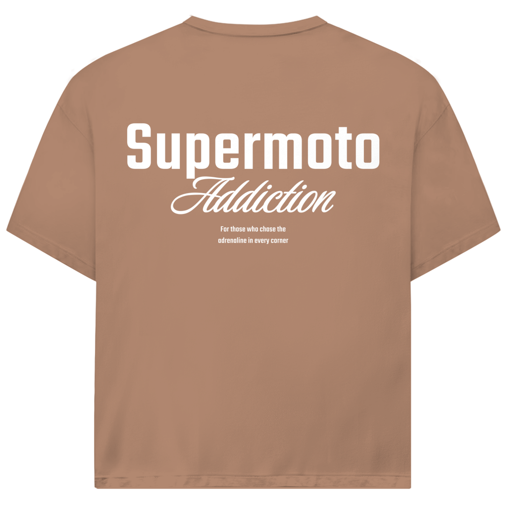 Basic Supermotoaddiction Oversized T-Shirt