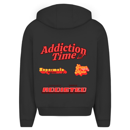Oversized Zipper Retro Addiction