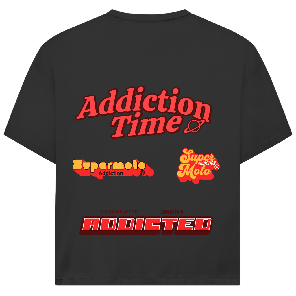 Oversized T-Shirt Retro Addiction