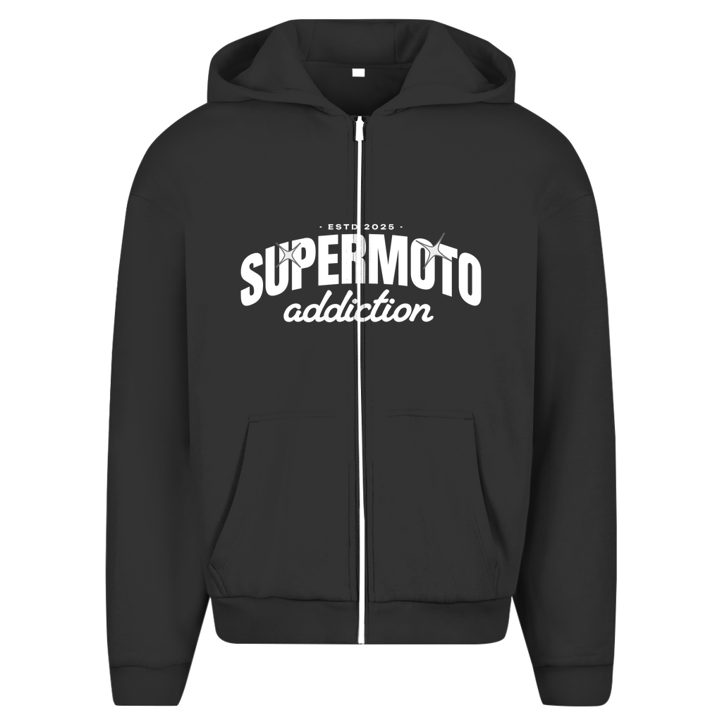 Supermotoaddiction ESTD.2025 Oversized Zipper