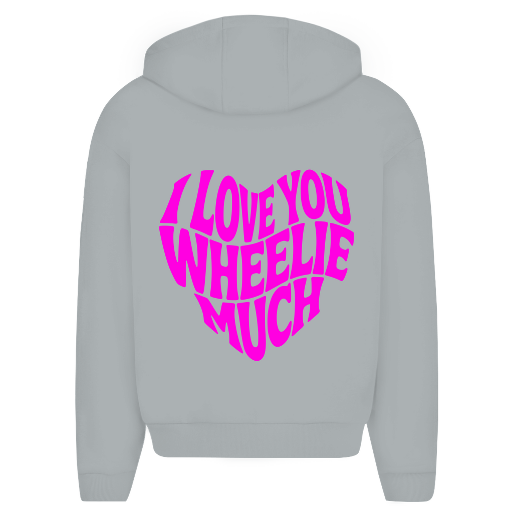 Oversized Zipper I Love you wheelie much