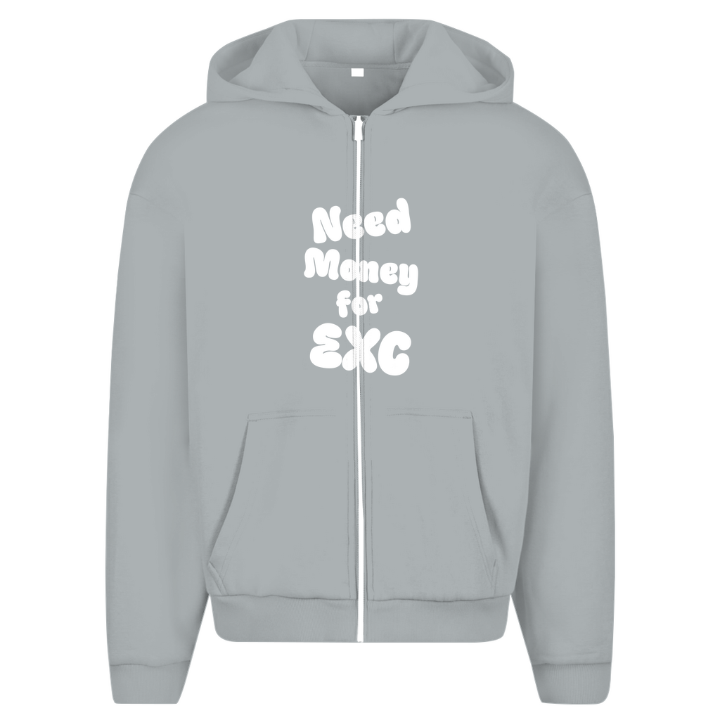 Oversized Zipper Need Money for EXC