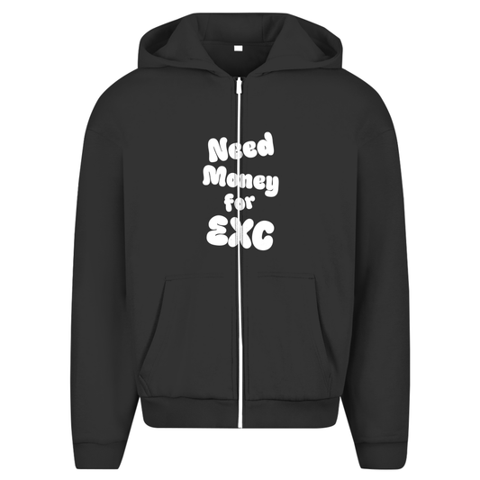 Oversized Zipper Need Money for EXC