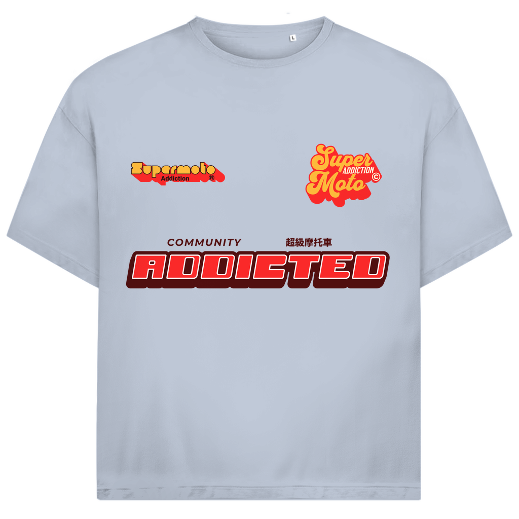 Oversized T-Shirt Retro Addiction