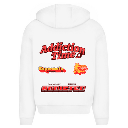Oversized Zipper Retro Addiction