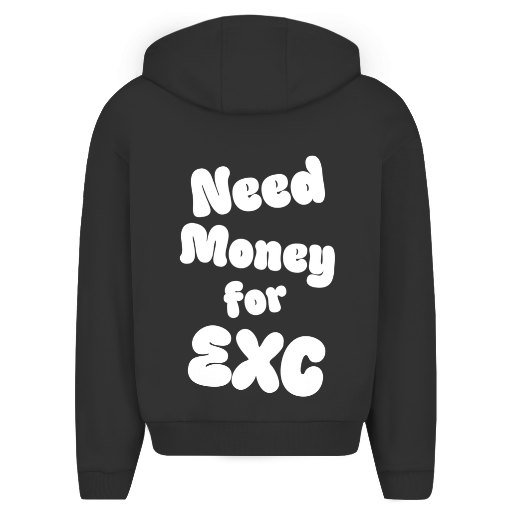 Oversized Zipper Need Money for EXC