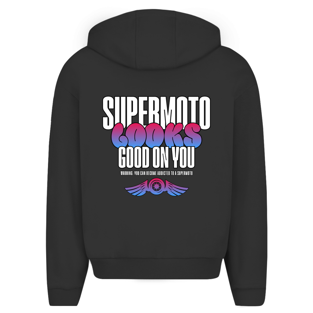 Oversized Zipper Supermoto LOOKS GOOD