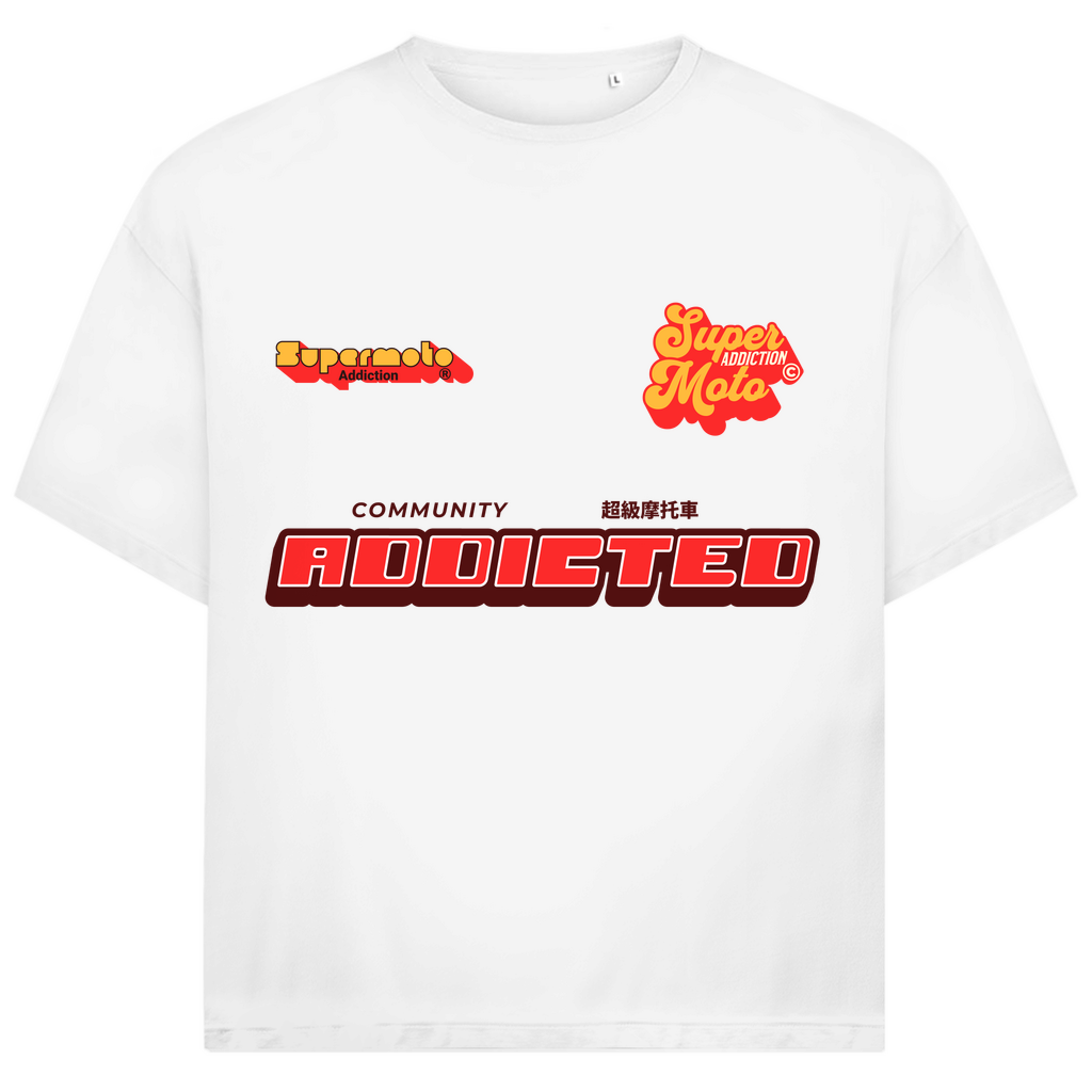 Oversized T-Shirt Retro Addiction