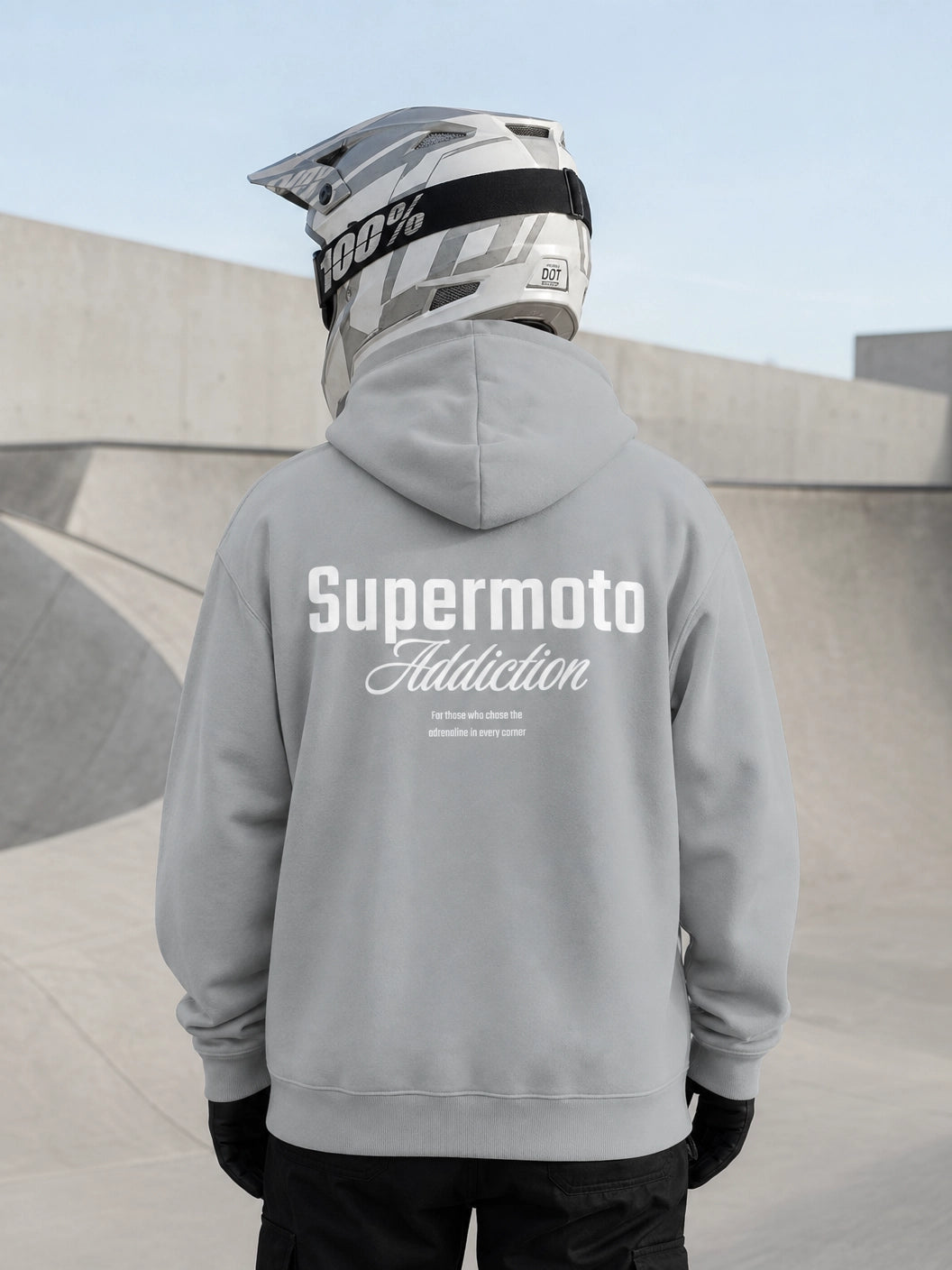 Basic Supermotoaddiction Oversized Zipper