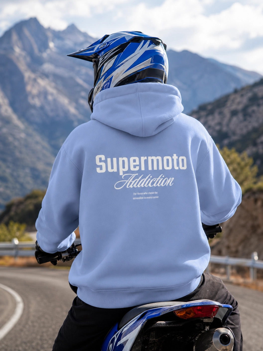 Basic Supermotoaddiction Oversized Zipper