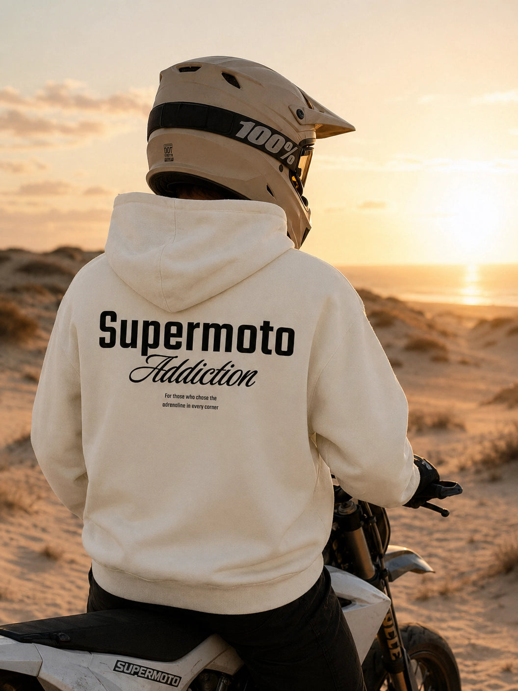 Basic Supermotoaddiction Oversized Zipper
