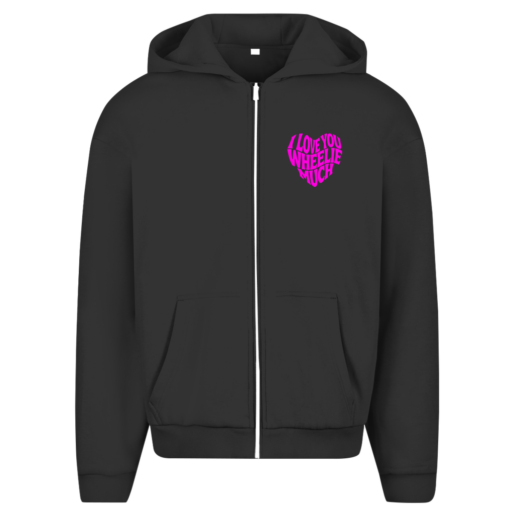 Oversized Zipper I Love you wheelie much