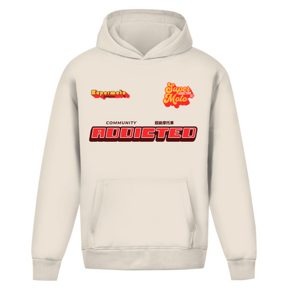 Oversized Hoodie Retro Addiction