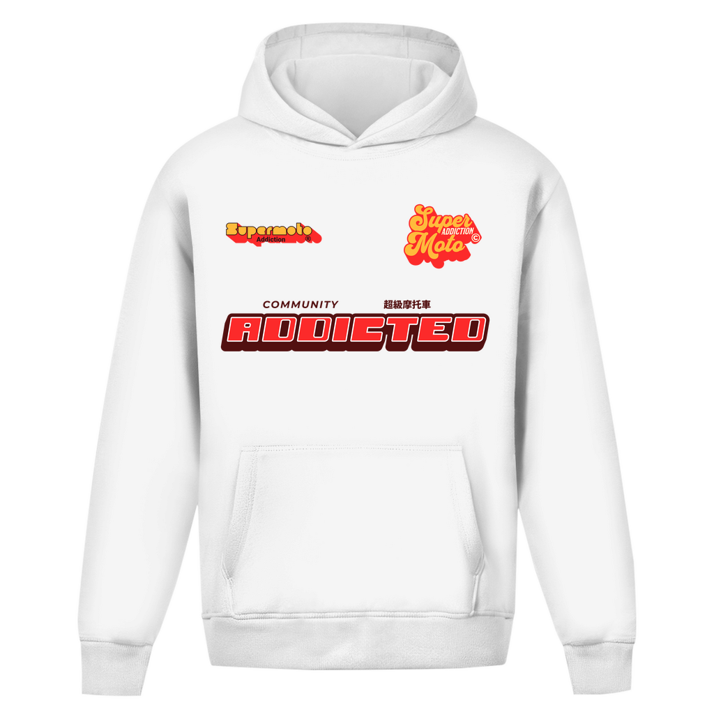 Oversized Hoodie Retro Addiction