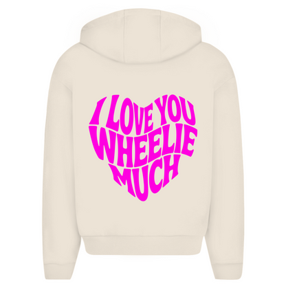 Oversized Zipper I Love you wheelie much