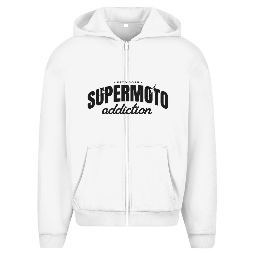 Supermotoaddiction ESTD.2025 Oversized Zipper