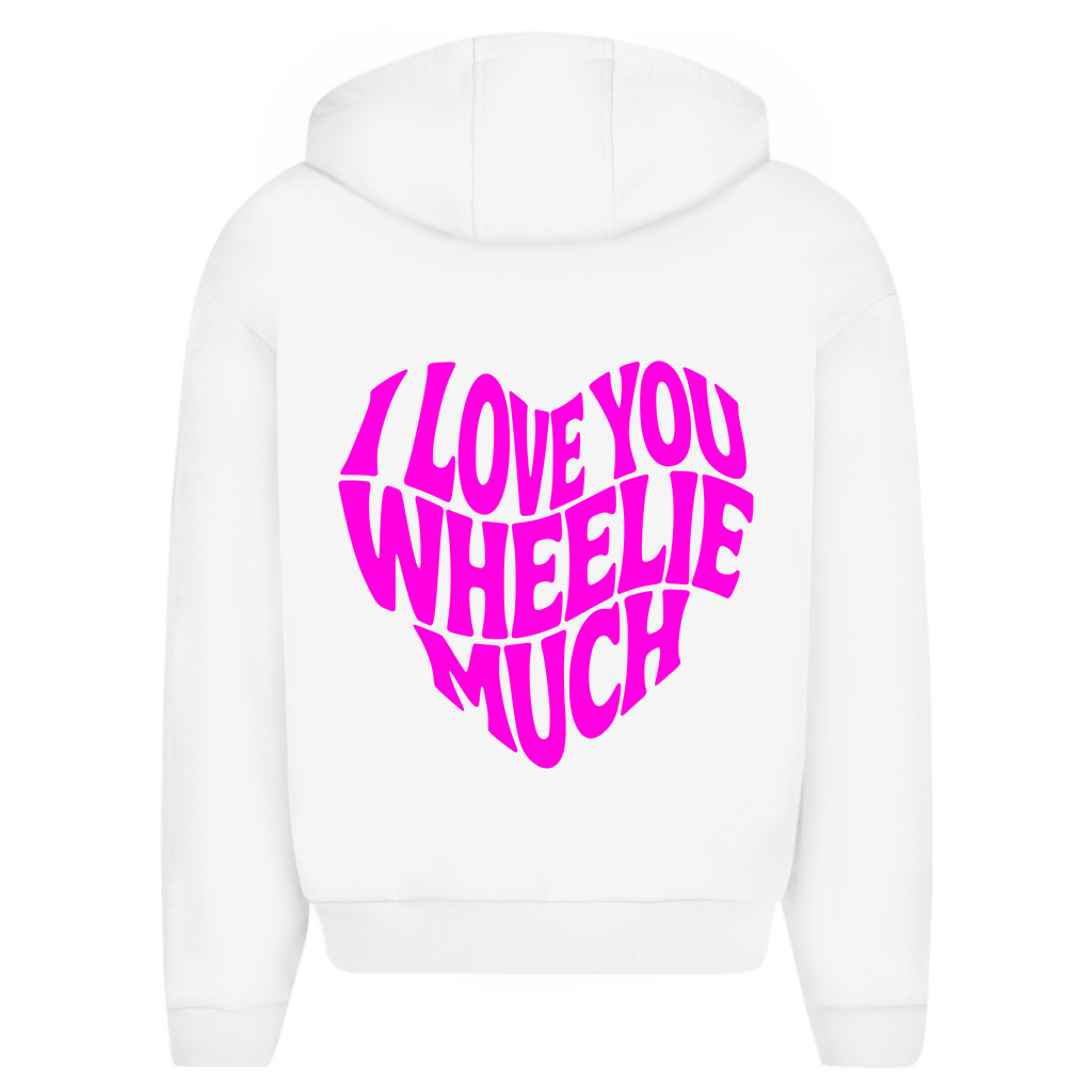 Oversized Zipper I Love you wheelie much