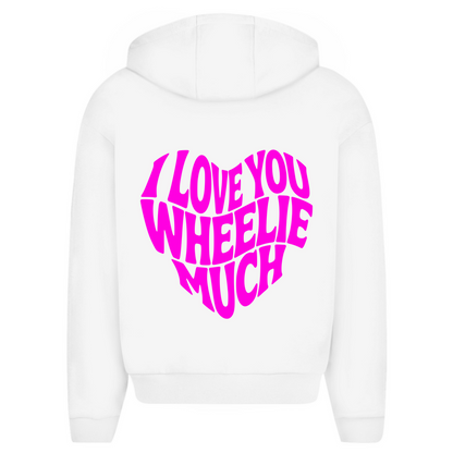 Oversized Zipper I Love you wheelie much