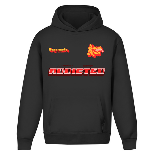 Oversized Hoodie Retro Addiction