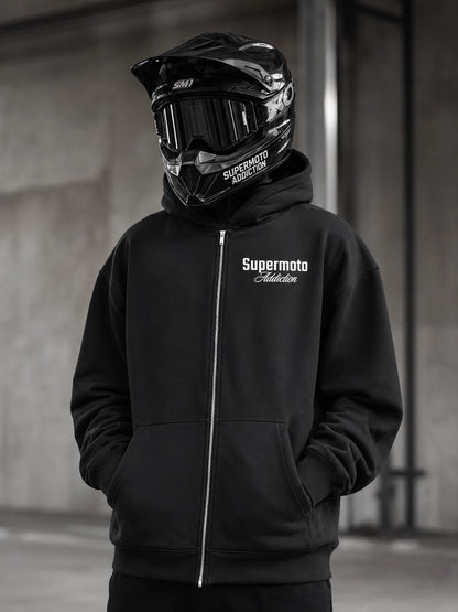 Basic Supermotoaddiction Oversized Zipper