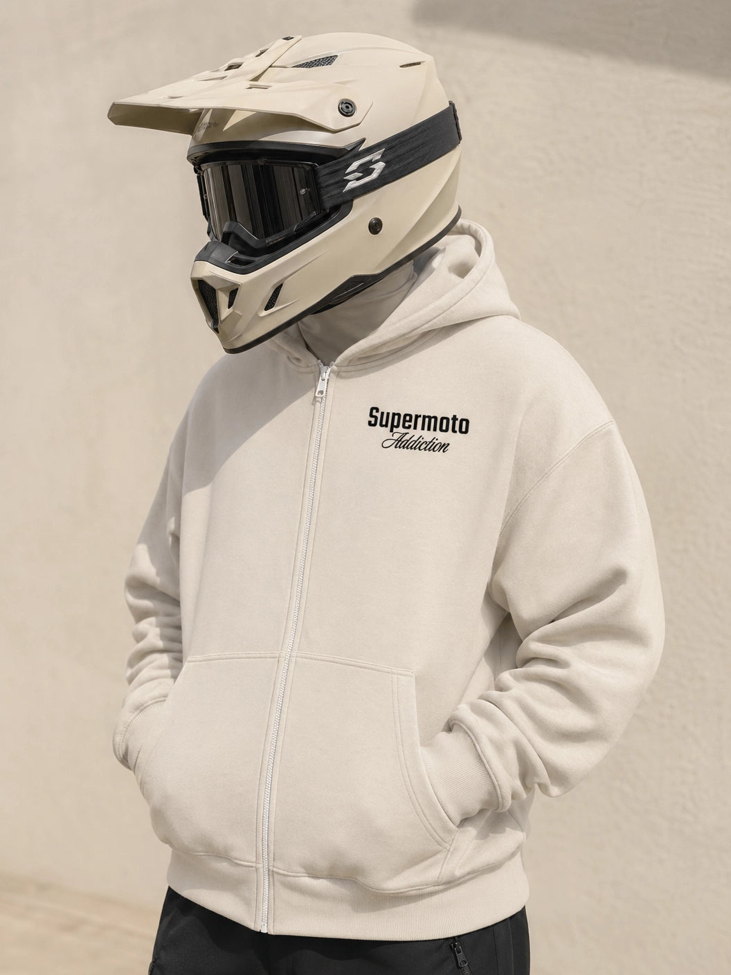 Basic Supermotoaddiction Oversized Zipper
