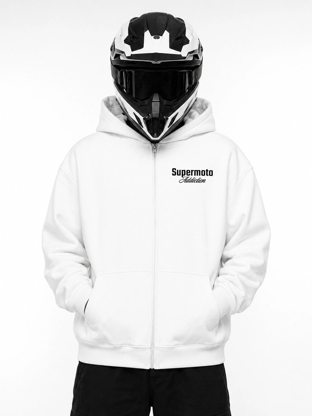 Basic Supermotoaddiction Oversized Zipper