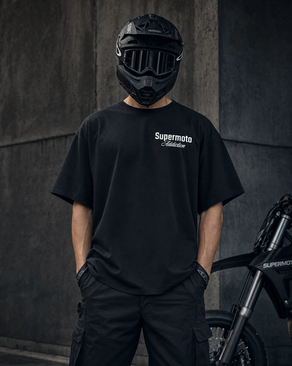 Basic Supermotoaddiction Oversized T-Shirt